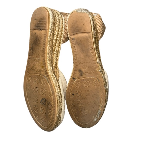 Viscata  Barcelona Formiga Canvas Espadrille Wedges size 38 - Picture 5 of 5
